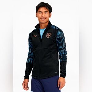 Manchester City 2020-21  Puma Stadium Jacket - Full Zip Dry Cell Size Medium